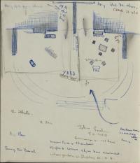 <em>[Stage plan for James K. Baxter Festival]</em>, 1973