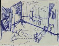 <em>Stage design for The Glass Menagerie</em>, 1956