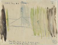 <em>Stage design for Peer Gynt: Act 5, Scene A: Homecoming</em>, 1953