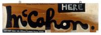 <em>McCahon here</em>, 1971