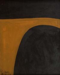 <em>Yellow and black landscape</em>, 1962