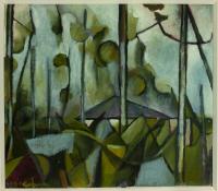 <em>House in trees, Titirangi</em>, 1953