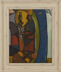 <em>Woman with lamp</em>, 1947