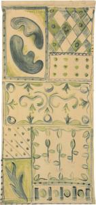 <em>[Decorated curtains]</em>, 1953