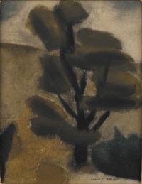 <em>[Dark trees, Dunedin]</em>, 1942