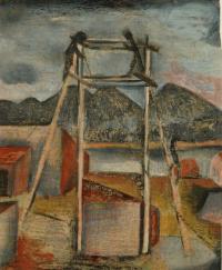 <em>[Sheds and scaffolding, Mapua]</em>, 1941