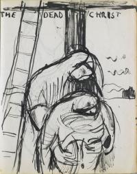 <em>[Sketch for the King of the Jews]</em>, 1947