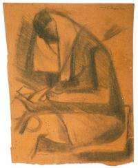 <em>Seated figure</em>, 1942