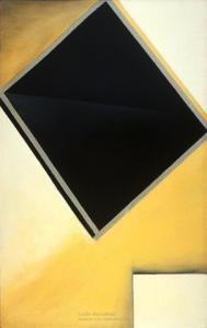 <em>Black diamond, white square </em>, 1961