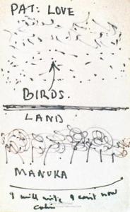 <em>Birds, land, Manuka</em>, 1975