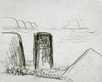 <em>Muriwai drawing</em>, 1974