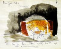 <em>Stage design for Peer Gynt: Act 2, Scene 1: Morocco</em>, 1953