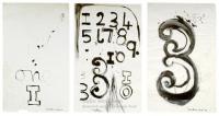 <em>[Three numerals drawings]</em>, 1965