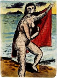 <em>[Bather with red towel]</em>, 1941