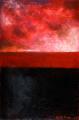 Red and black landscape 
