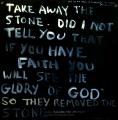 Take away the stone
